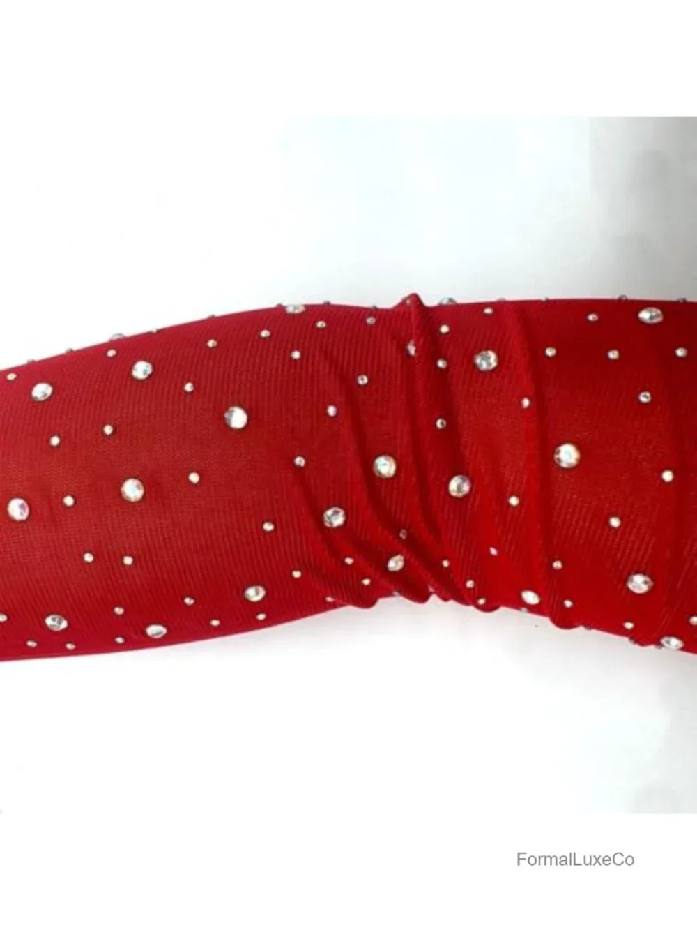 Women's Sheer Fingerless Mesh Tulle Lace Gloves Long for Bridal Wedding Party
